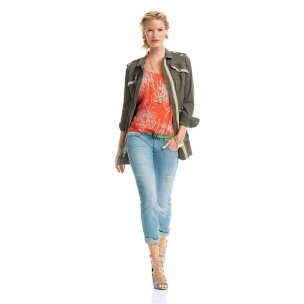 ✨Cabi Orange Lovely Day Mum Cami Sz Medium Tank Top✨
